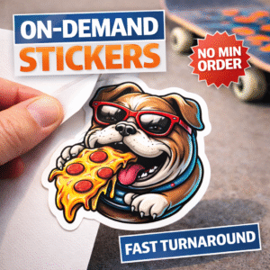 On - Demand Shape Cut Stickers