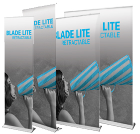 Blade Lite Retractable Banners 600, 920, 1200, and 1500