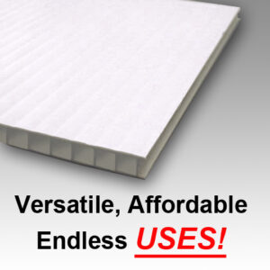 Corrugated Plastic: 4mm (Standard)