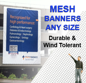 Mesh Vinyl Banners